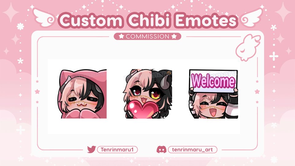 🌸Emotes commission for Cookie🌸
 Thank you so much♡

#VGenComm #VGen