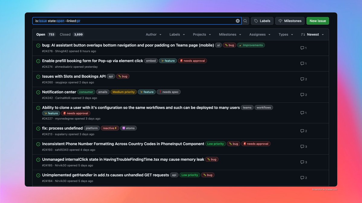 amabhijeetsingh's tweet image. Deciding what to work on when contributing to open-source often takes more effort than actually solving it 😅

#OpenSource
