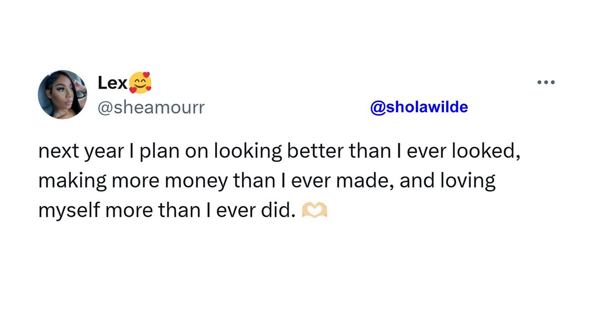 SholaWilde's tweet image. #nextyear