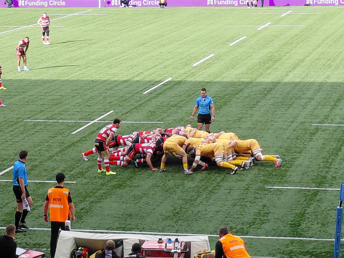 horse4courseAW's tweet photo. Superb action at Kingsholm @gloucesterrugby v @SaintsRugby https://t.co/Cem2zZJV7U