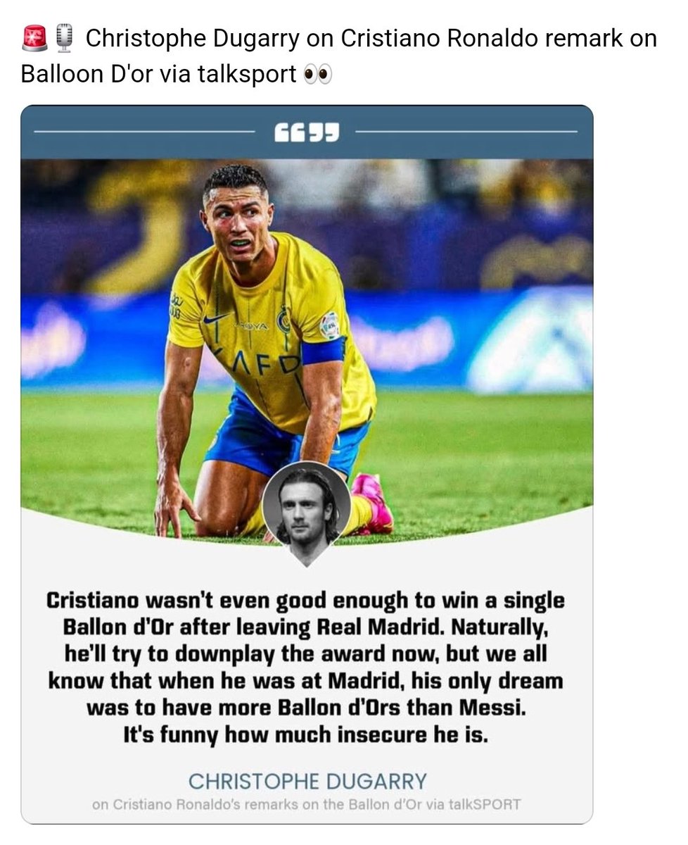 The way Christophe Duggary cooked Cristiano Ronaldo 😂