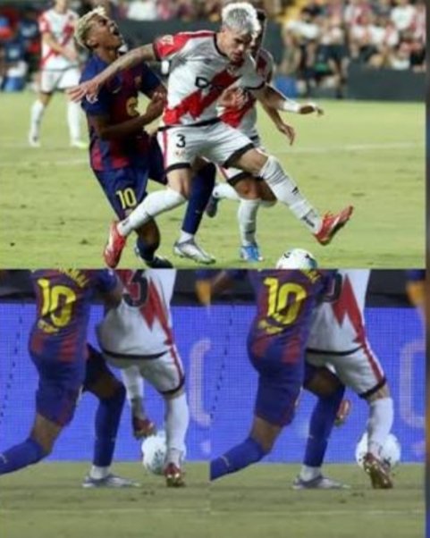 Padreit0r's tweet photo. @jotajordi13 Este "penalti" en un partido que ibas perdiendo y acaba 1-1 era clarísimo por lo que sea 🤣 https://t.co/O65BwE7ir1