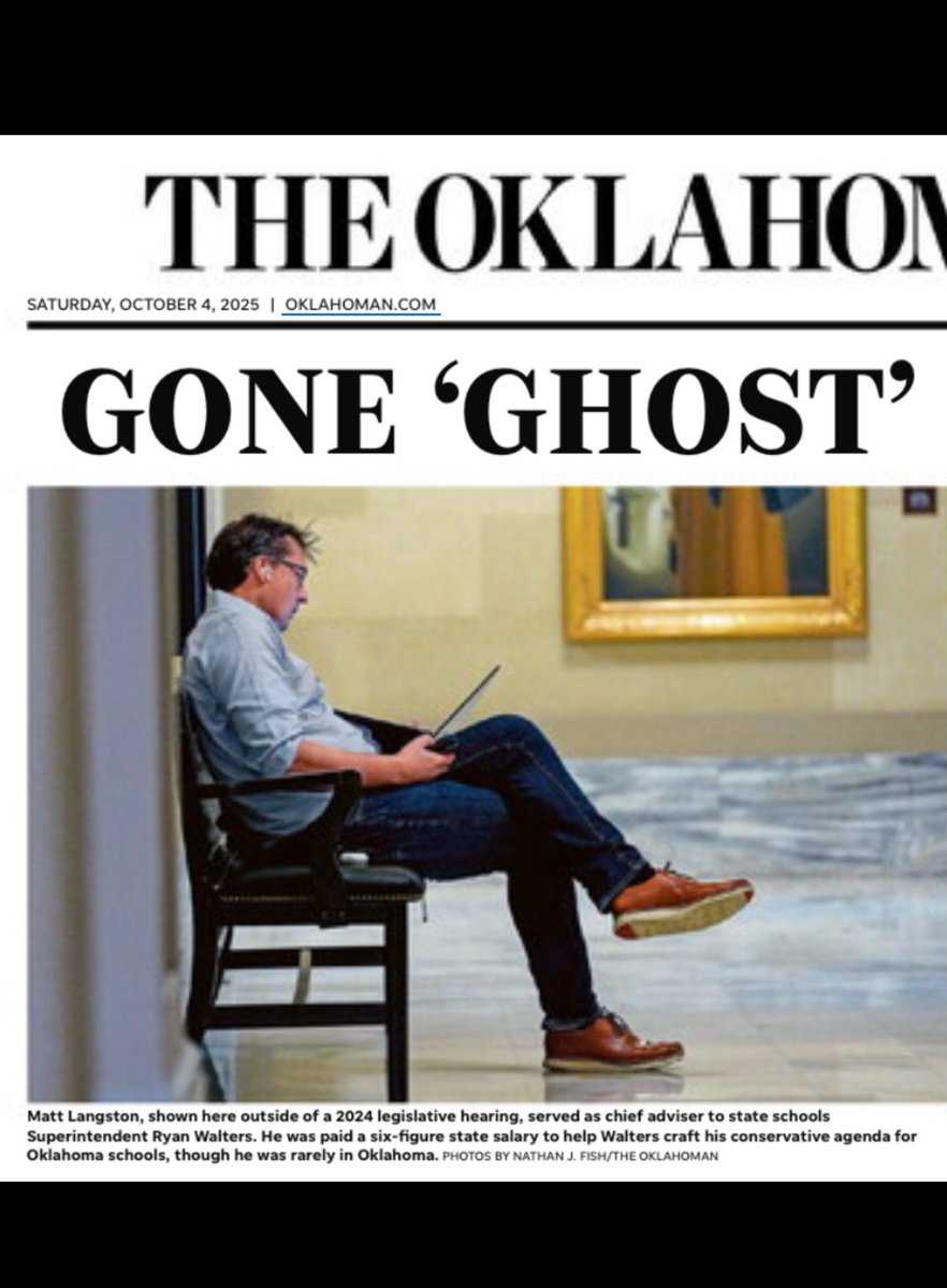For 999 days (1/9/23–9/30/25), we endured the “Oklahoma Hostage Crisis”, hearts heavy, voices unbroken, defying the “Reign of Terror” Ryan Walters &amp; Matt Langston unleashed on our State Dept. of Ed., our children, our teachers, &amp; our administrators! #NeverForget #NeverForgive