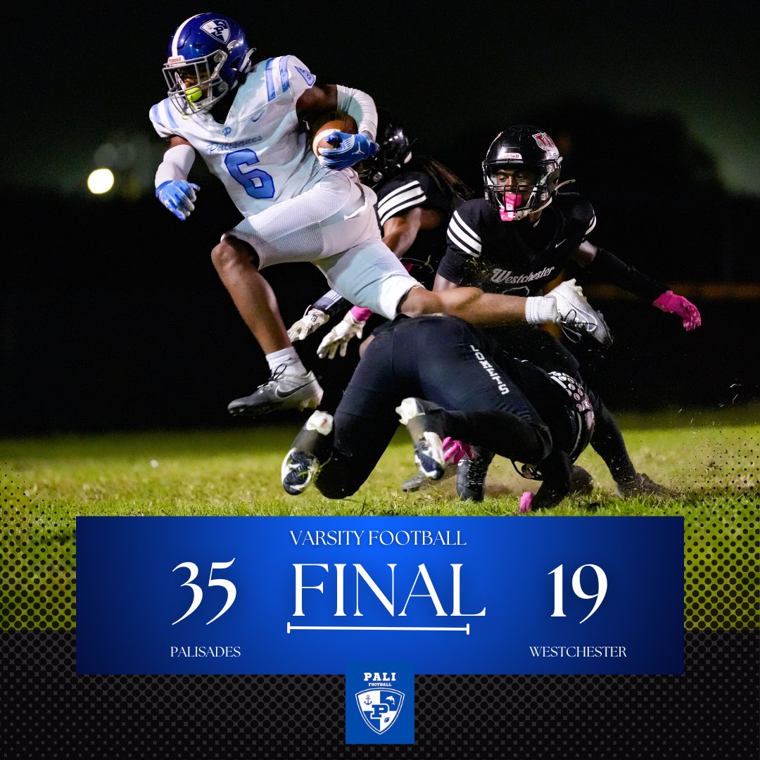 First win for the City Section Western League games. #6-0
Go Pali!