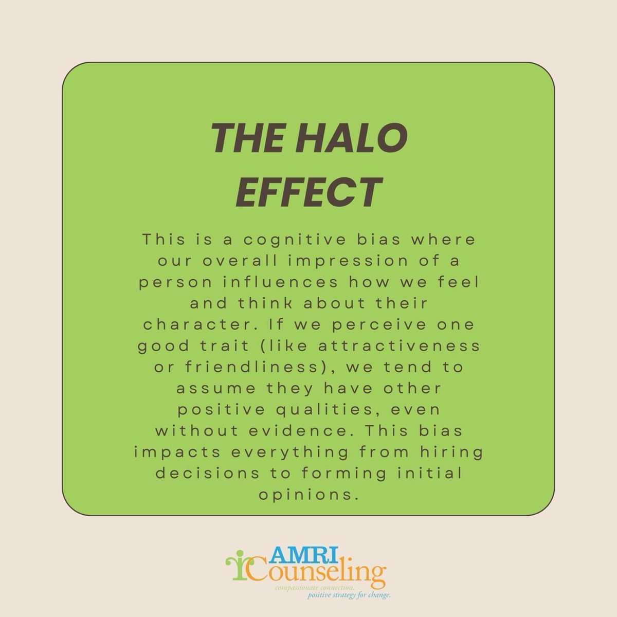Don't let one good trait blind you to the full picture. 😇 

#HaloEffect #CognitiveBias #CriticalThinking