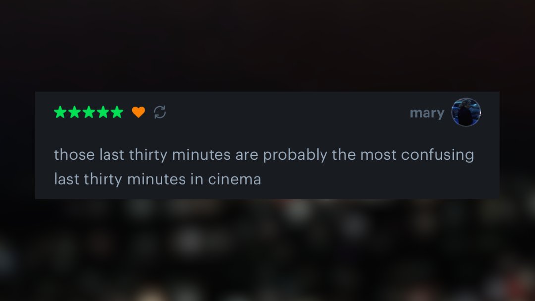 mubiuk's tweet image. Guess the film based on the @letterboxd reviews 👀