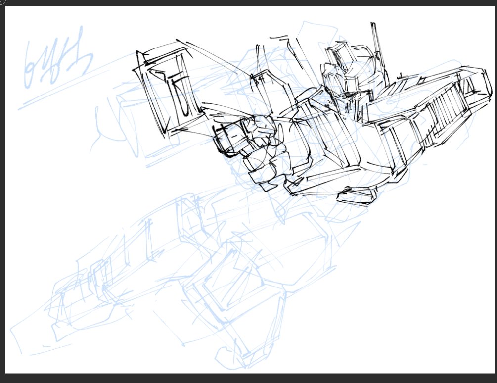 이거말고 더이상 멋진 포즈가 생각이 안나는데 멋진 포즈를 그려야할 일이 생겨버렸다;