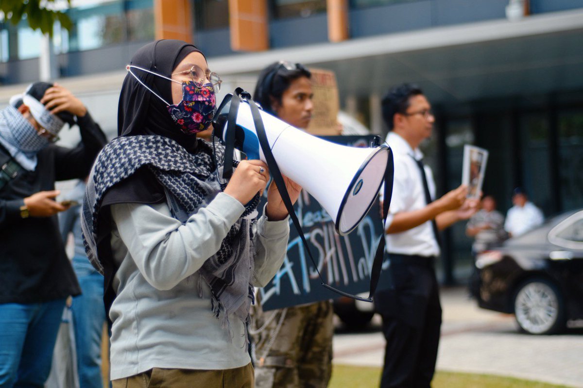 Rawhaki's tweet photo. · We do not recognize the state of Israel because its founding is rooted in Zionist ideology, which we consider to be a form of settler colonialism that inherently leads to the displacement and oppression of the indigenous Palestinian populations. https://t.co/9kZMogj89d