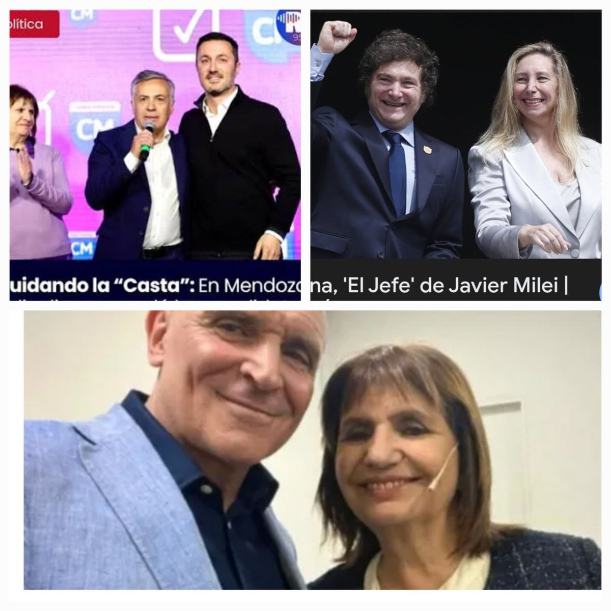 Estamos en manos de CORRUPTOS y  NARCOFUNCIONARIOS. <a href="/JMilei/">Javier Milei</a> <a href="/KarinaMileiOk/">Karina Milei</a> <a href="/jlespert/">José Luis Espert</a> <a href="/PatoBullrich/">Patricia Bullrich</a> <a href="/luispetri/">Luis Petri</a> 
Que bajo hemos caído y como iremos a terminar....
