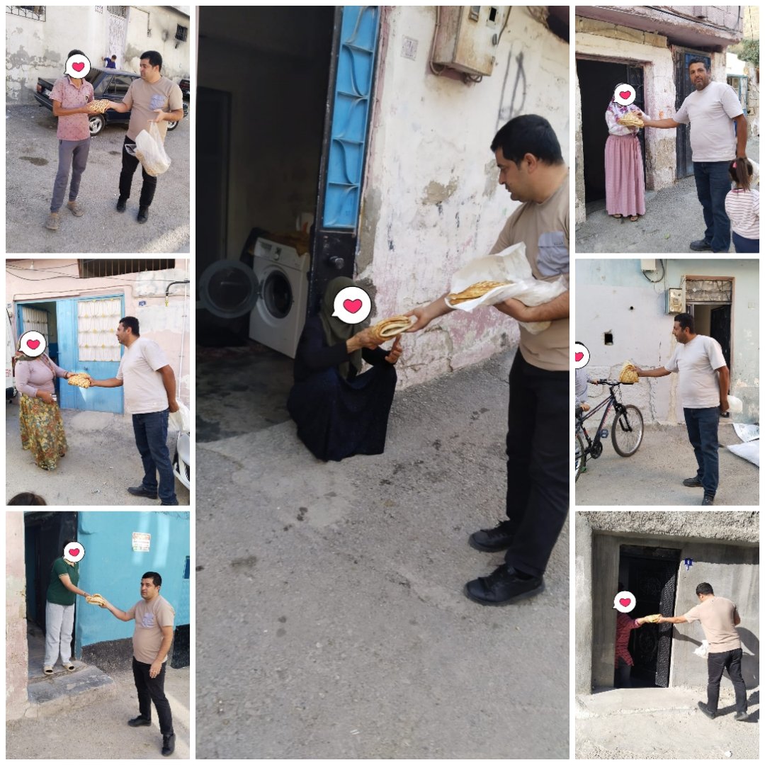 <a href="/EYardimlasma/">EYUPSULTAN YaRdiMlasMa Gaziantep</a>  Olarak Hayırsever KepÇeci Latif Abimizin Hayrina ihtiyac sahibi ailelerimize #EKMEK Dağıtımında bulunduk Rabbim Hayırlarını Kabul etsin inşallah 

<a href="/KaraoglanTekin/">TeKiN KaRaOğLaN</a> <a href="/ErturulEmr66402/">Ertuğrul Emre</a> 
<a href="/DavutAr85452309/">Davut Arslan</a> <a href="/davarciomer27/">Ömer</a> <a href="/AlyarSerkan/">Serkan ALYAR 🇹🇷🇦🇿</a> <a href="/Nevzatdogan0/">Nevzat doğan ❄️</a> <a href="/emrah_iso/">Emrah Korkmaz🇹🇷</a> <a href="/ayd/">ayd</a>