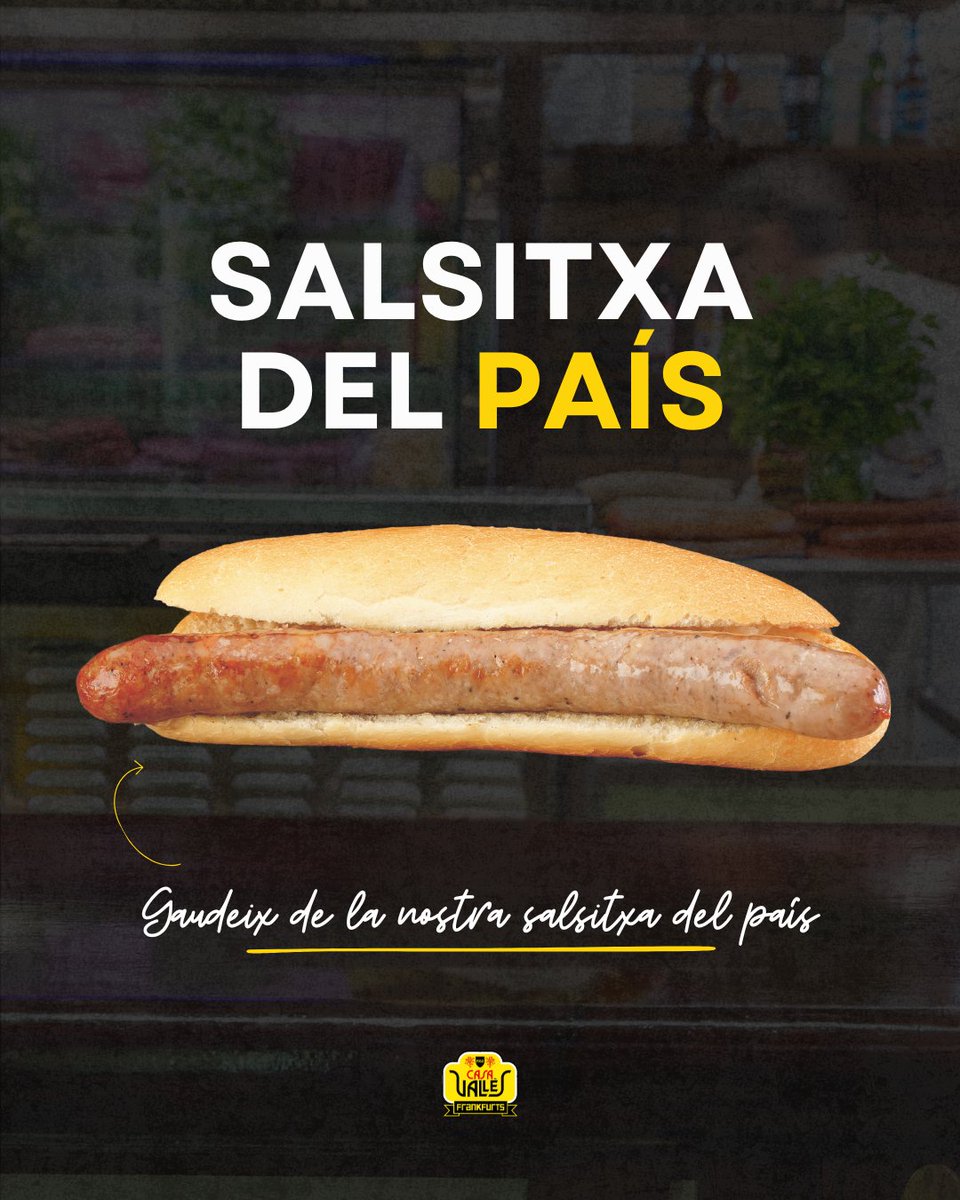 Busques un sabor autèntic i intens? 🔥
Descobreix la salsitxa del país: petita, poderosa i amb tot el gust de casa! 🐷
📍Terrassa · Barcelona · Badalona
#FrankfurtsCasaValles #SaborDeVeritat #MenjarCatalà