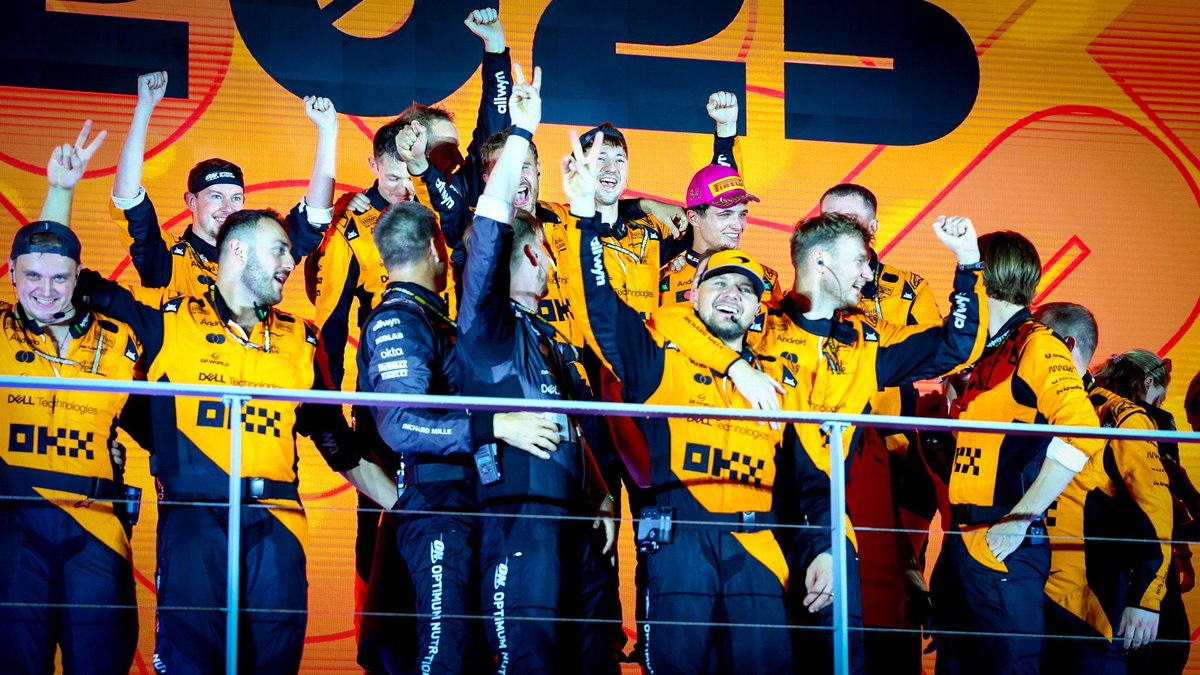 17 years old he joined McLaren. He’s nearly 26 almost 9 years at this team. I think little Lando would be very proud securing back to back constructors