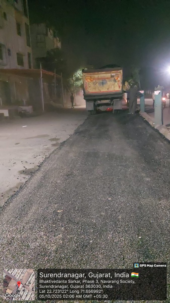 surendranagarmc's tweet photo. સુરેન્દ્રનગર મહાનગરપાલિકા દ્વારા શહેરના રસ્તાઓના રિસરફેસિંગ કામોનો શુભારંભ @CMOGuj @CollectorSRN @Info_SNagar_GoG #snmcupdates #surendranagar #roadreparing #roadworks https://t.co/piH2uDsKdz