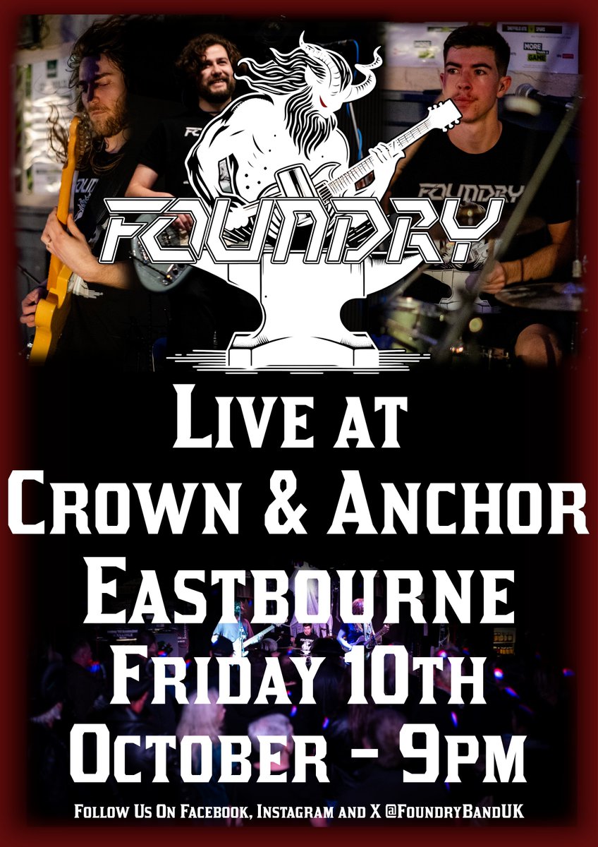 Gig coming up this Friday at The Crown &amp; Anchor in Eastbourne. Can't wait!
fb.me/e/4mG7cRxYc