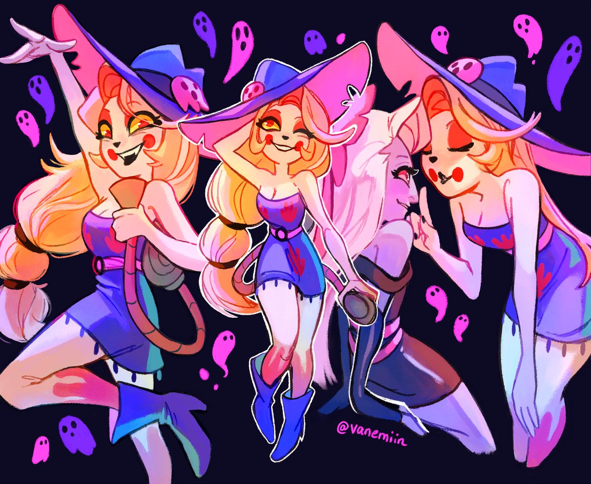 "Come on ghost, give me a try!" #hazbinhotel #charliemorningstar #chaggie