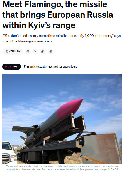 Remember Zelensky's 'Flamingo' missile?
 🧵On why it is both fake and involves massive corruption