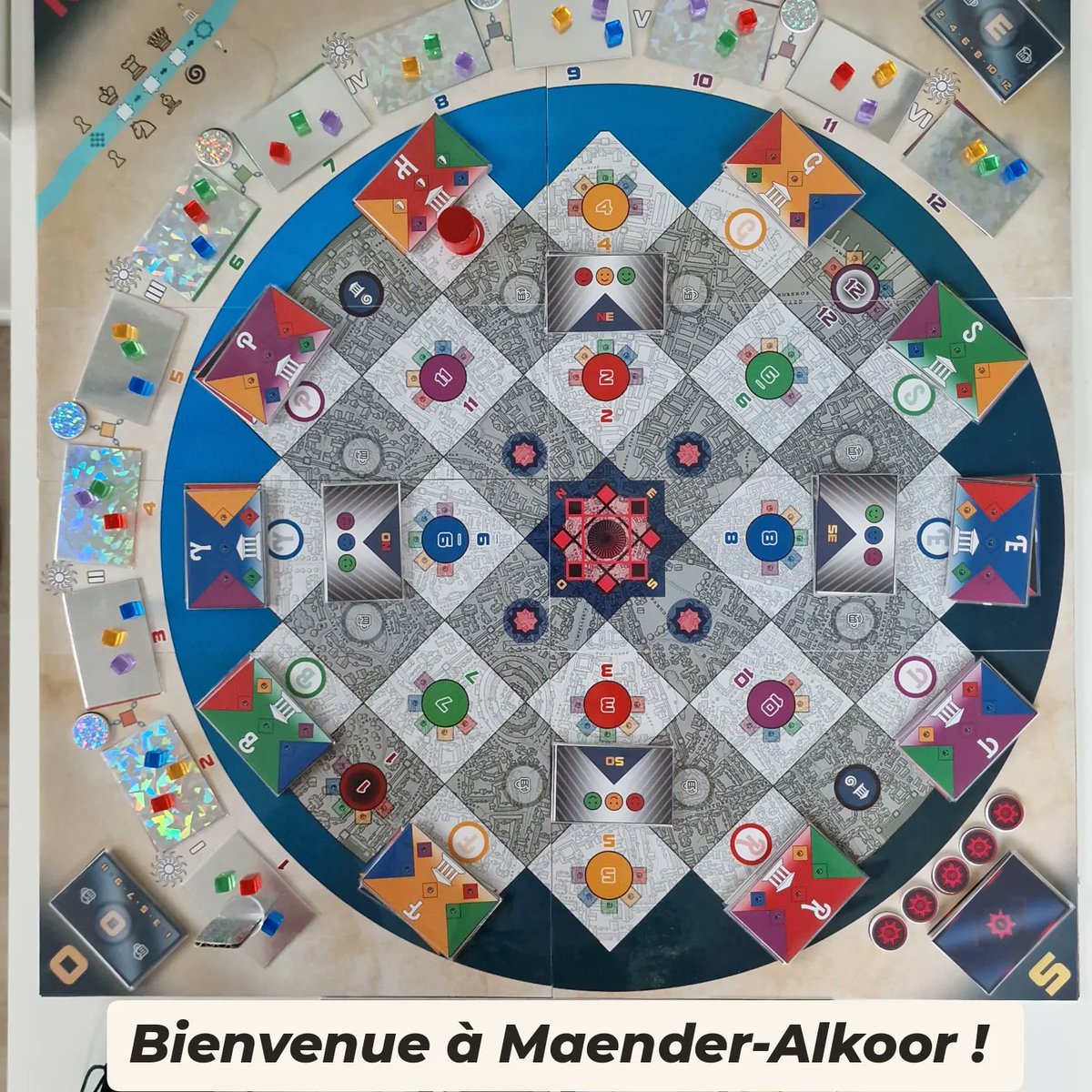 Le week-end prochain, c'est le festival Animasia ! <a href="/Fest_Animasia/">Festival Animasia</a>
Nous aurons le plaisir de vous y retrouver ! Venez tester l'ancien et le futur jeu de plateau (Reflets d'Acide et Maender-Alkoor) !
Et on croisera avec plaisir <a href="/Maliki_officiel/">Maliki 🌸</a> et <a href="/ArnaudLcomedien/">Arnaud Laurent</a> ! 😊👍🍀