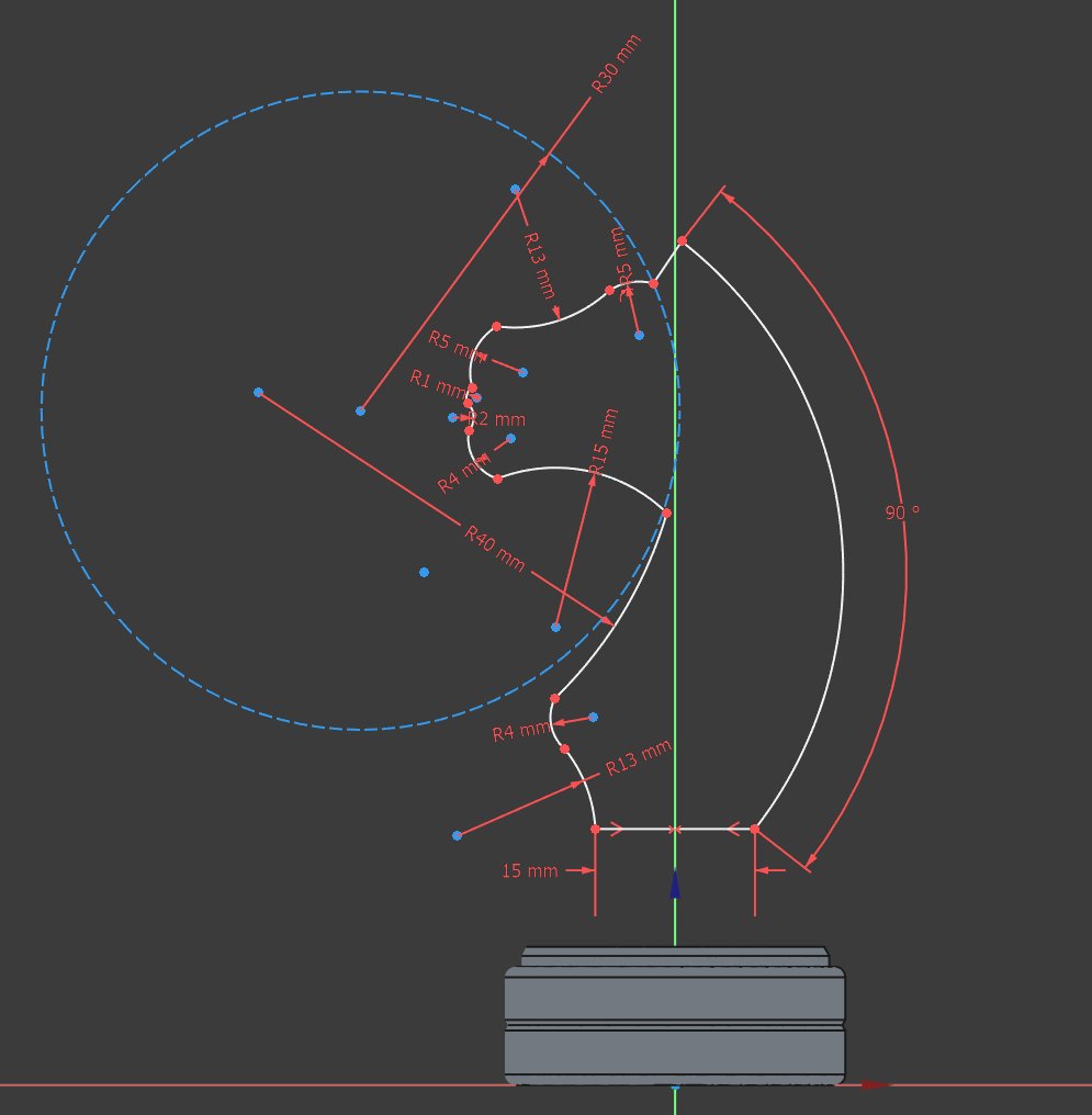 carloseducacyl's tweet image. ♞ ¡Así empieza a tomar forma nuestro caballo de ajedrez!
Diseñado con #FreeCAD 1.0, combinando curvas, radios y precisión milimétrica en el perfil 2D antes del modelado 3D.
#TorrenTIC