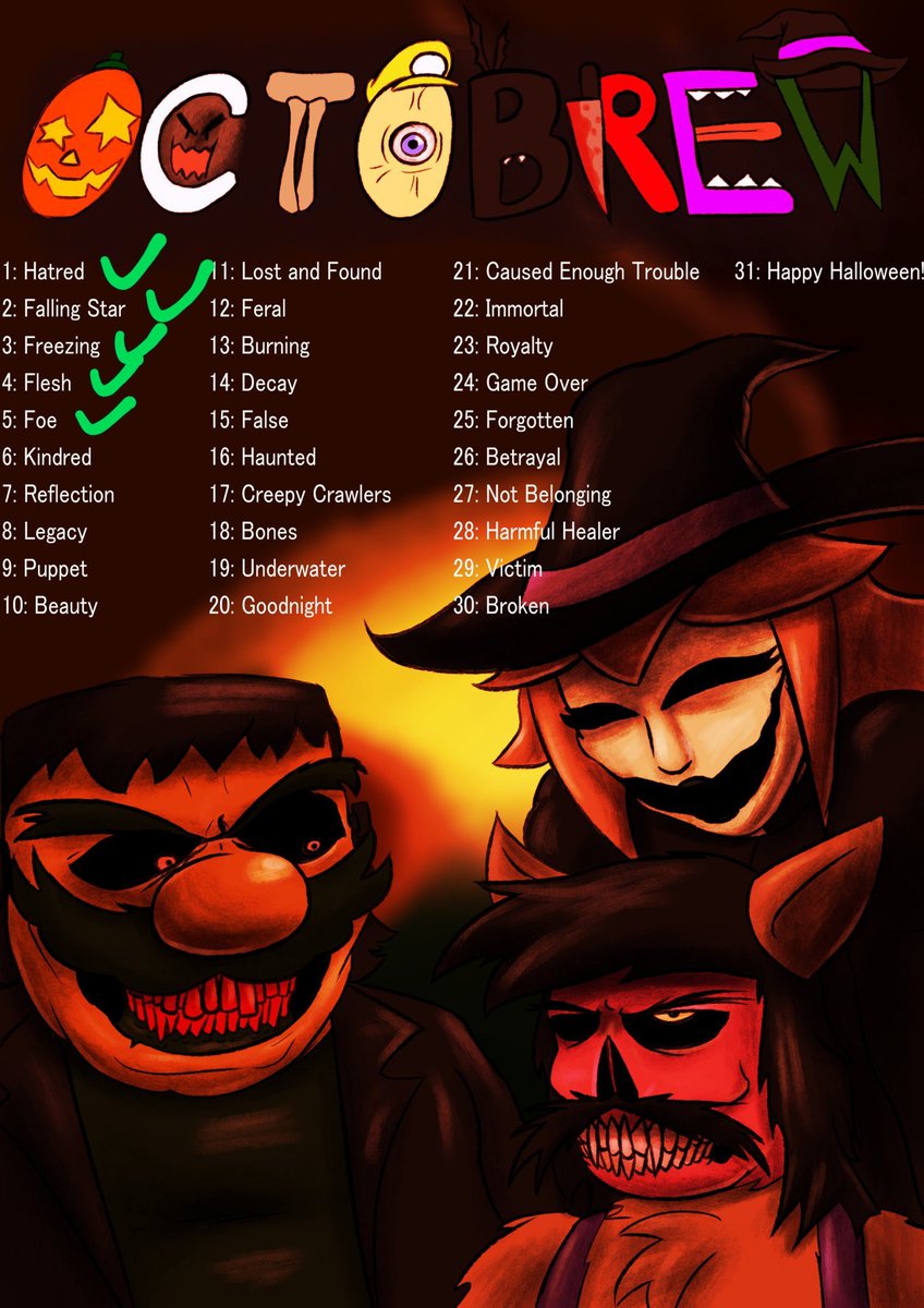 Peachytea2005's tweet photo. Devil Mario - Devil Sun (used design from @exefunkin)
Prompt by @candlewoman15
And that's it for the first 5 days. See you after the next 5 days.
#supermario #horrorbrew #ihateyou #ihateyouluigi #devilmario #powerstararchives #mx #mario85 #lucasgeverett #lhaspassed #thebaker https://t.co/9rwq26TKUb