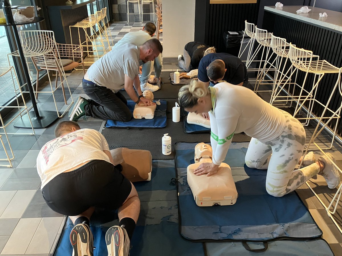 DavePerryATC's tweet photo. Well done to the Total Fit staff that attended the combined Pool Emergency Responder &amp; Emergency First Aid at Work course last week! Congratulations on passing and all the very best for the future! Thanks Dushyanta for organising everything to make this training happen https://t.co/ysAgxarLX8
