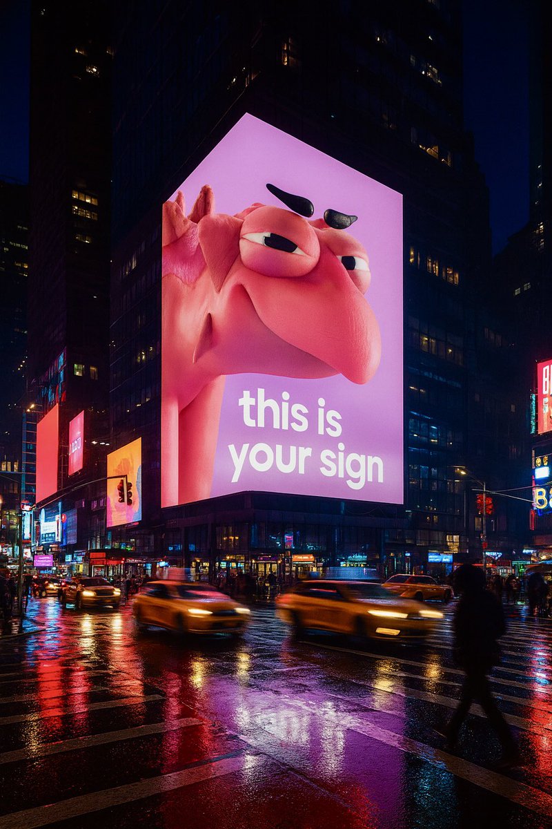 There will be signs 🪧