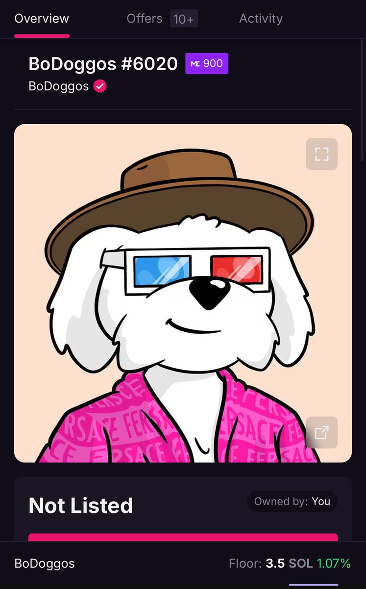 BoPuppo's tweet image. BoDoggo Buy - Day 32

Went a little bit above floor for this one.

$BDGSTRAT FtW 🙌