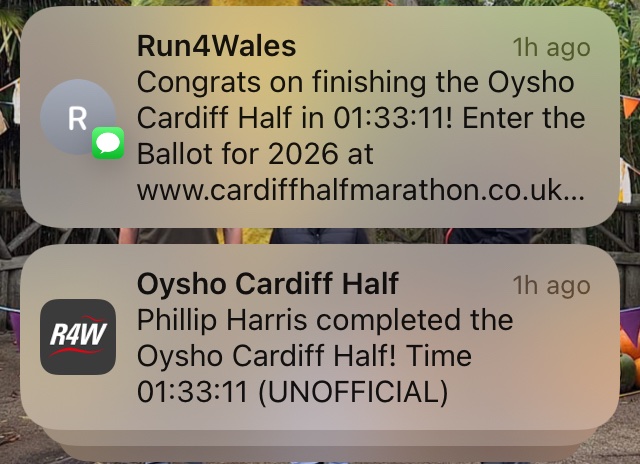 After completing <a href="/CardiffHalf/">Cardiff Half 🏴󠁧󠁢󠁷󠁬󠁳󠁿</a> on behalf of <a href="/tenovuscancer/">Tenovus Cancer Care / Gofal Canser Tenovus</a> with a personal best of 1.33.11 I am asking for anyone who can spare a few quid to help donate towards a great cause please. 
cardiffhalf25.enthuse.com/pf/phillip-har…

justgiving.com/page/phillip-h…