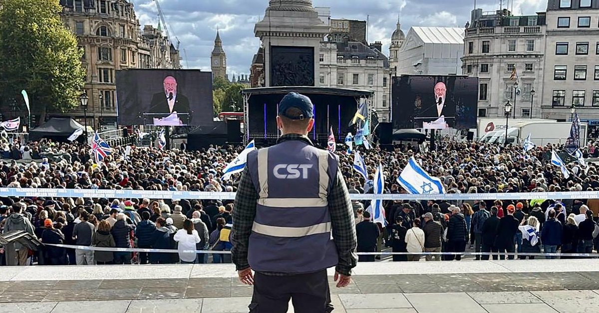 CST (@cst_uk) on Twitter photo CST is proud to have protected the vigils in London and Manchester this weekend. 
Thank you to all of the CST support and security personnel for keeping everyone safe. CST is proud to have protected the vigils in London and Manchester this weekend. 
Thank you to all of the CST support and security personnel for keeping everyone safe.
