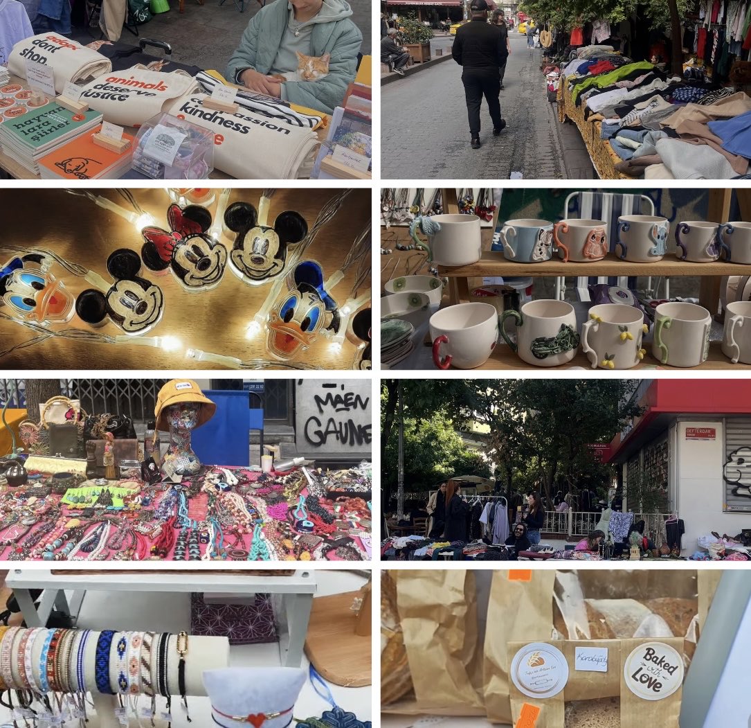 Bugün Cihangir’de yine kalbimiz bir attı. İkinci el pazarımızda bir araya geldiğimiz tüm komşularımıza yürekten teşekkür ederiz.  
Tezgâh açan, gezen, destek olan, bir selam verip geçen herkese minnettarız. <a href="/fehimeesen2019/">Fehime Esen</a> <a href="/kilicalimuhtar/">Halil Kalafat</a> 
+++