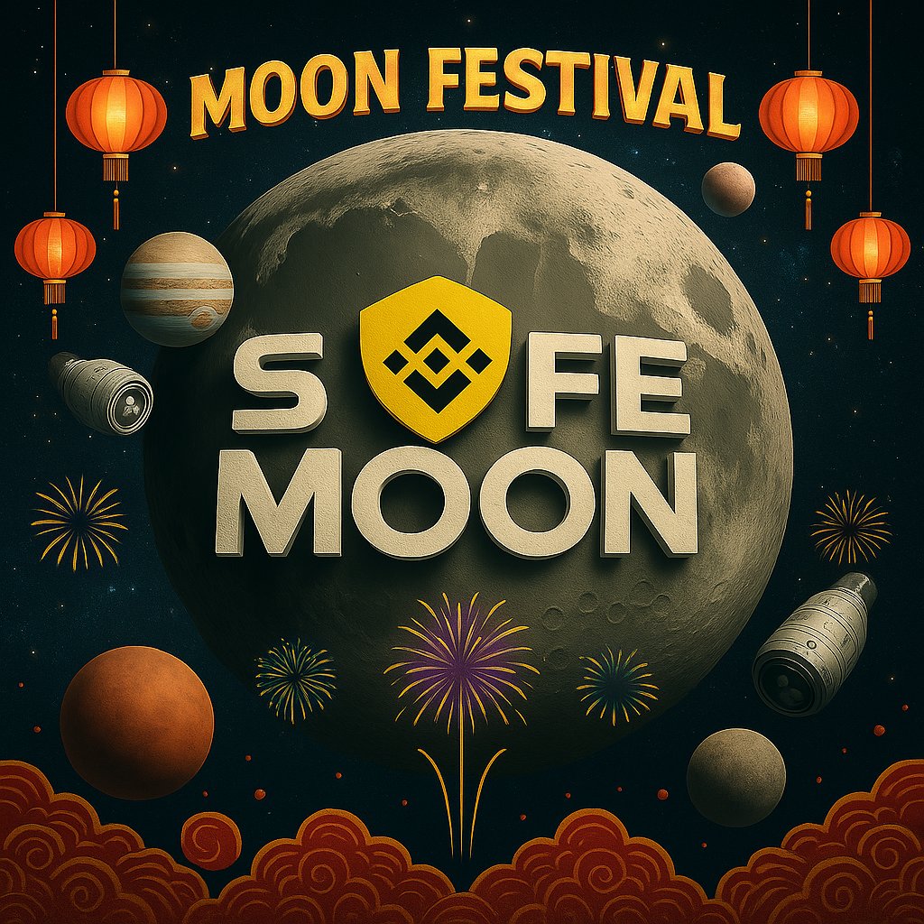 The Moon is calling, and #SAFEMOON is ready to shine! The Moon Festival is almost here — expect massive attention, fresh eyes on the project!
This celebration of light, unity, and new beginnings perfectly aligns with our mission to reach for the stars!
$SMOON #SafeMoonArmy