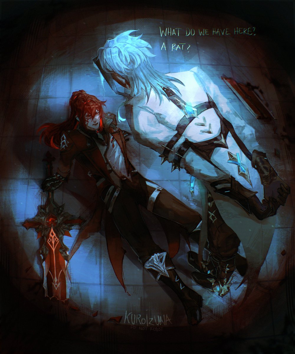 What do we have here? A rat?
#dottore #diluc #genshinimpact #fanart