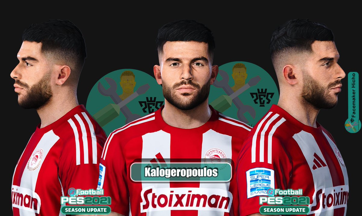 hichofacemaker's tweet image. NEW Face 🌹
Name :#kalogeropoulos 
#Efootball  #pes 20/21 ⚽