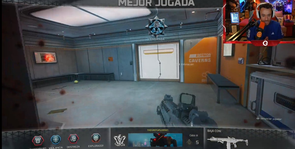 Me encuentro a <a href="/TheGrefg/">Grefg =)</a> / le pregunto si puedo jugar escopeta (no me responde) / lo acabo matando escopeta/ abandona la partida al final #BlackOps7beta