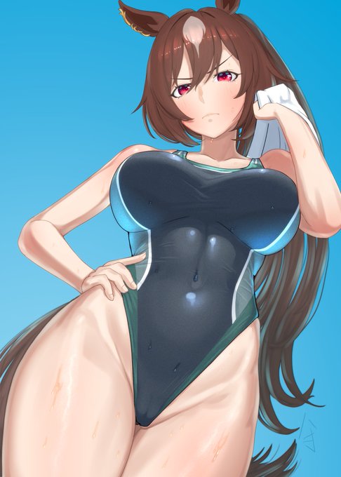 #無言で競泳水着をあげる見た人もやる 