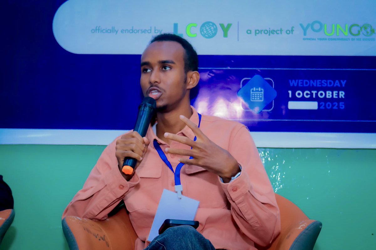 I am Honored to serve as a facilitator at the first-ever #LCOYSomalia in Baidoa a milestone bringing youth together to shape solutions for climate challenges. Inspired by the passion, ideas, and unity driving a more resilient and sustainable.