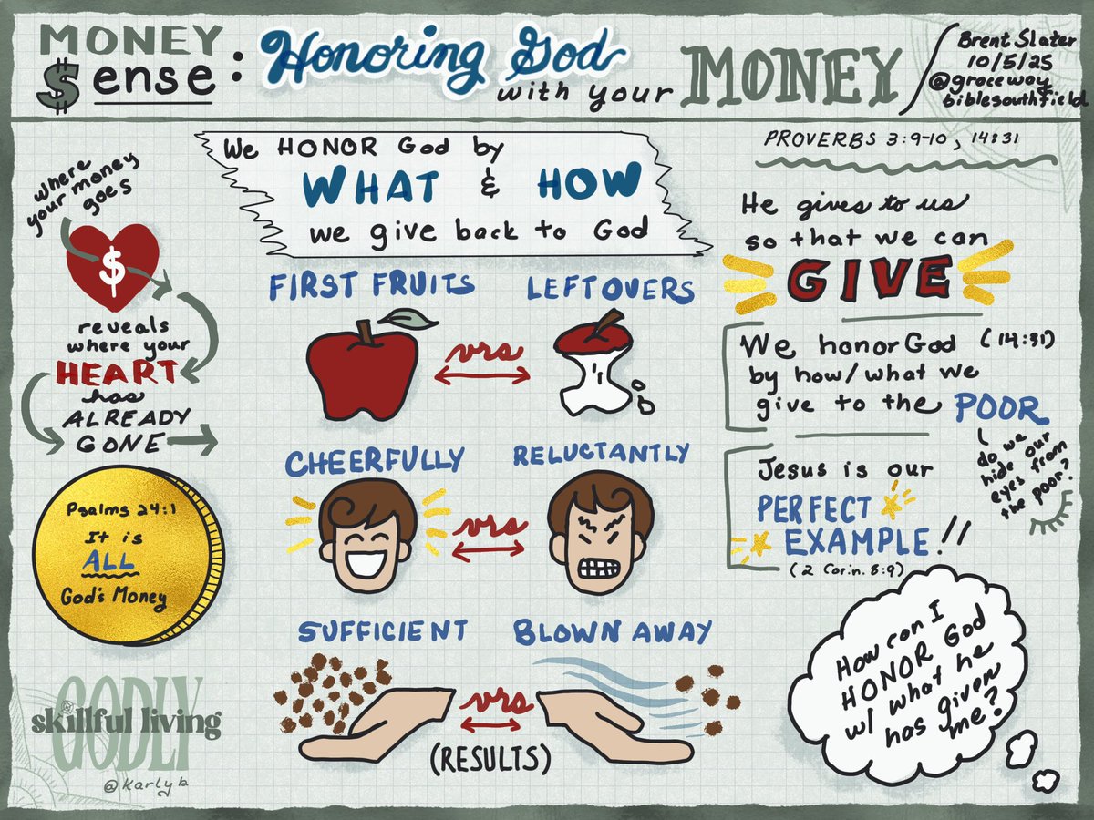 karlyb's tweet image. #sermon #sketchnote #sketchnotes #sermonnotesfrom 10/5/25 @gracewaybiblesouthfield