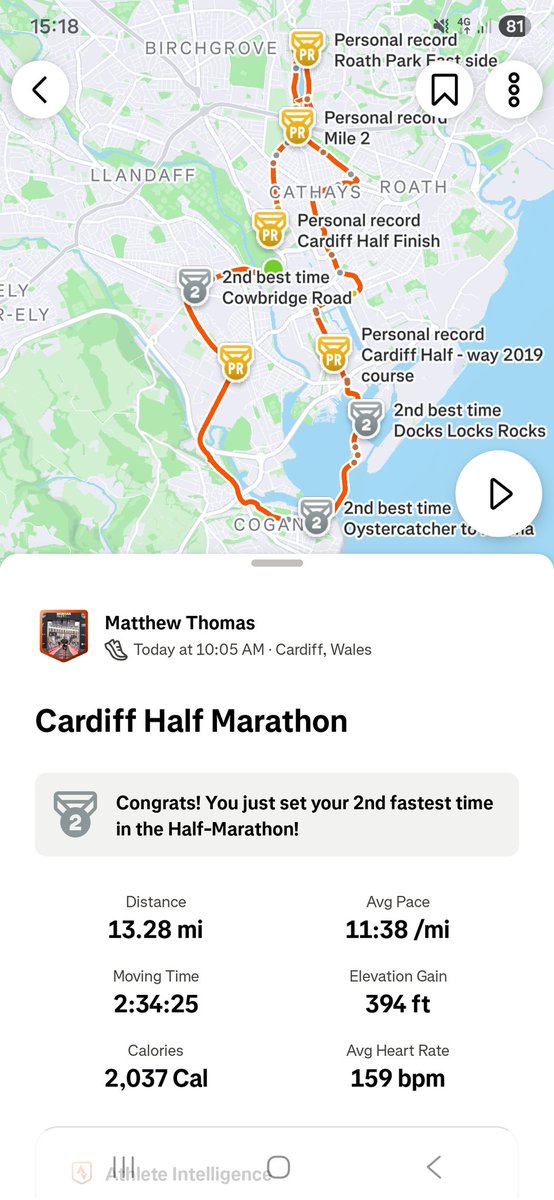 #cardiffhalfmarathon