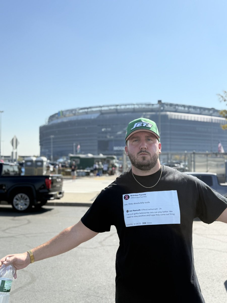 Tyler O'Brien (@obrien_10) on Twitter photo All time tweet from my guy <a href="/BrandonTierney/">Brandon Tierney</a>
Instant shirt material. I guess let’s go Jets ✈️
#Jets All time tweet from my guy <a href="/BrandonTierney/">Brandon Tierney</a>
Instant shirt material. I guess let’s go Jets ✈️
#Jets