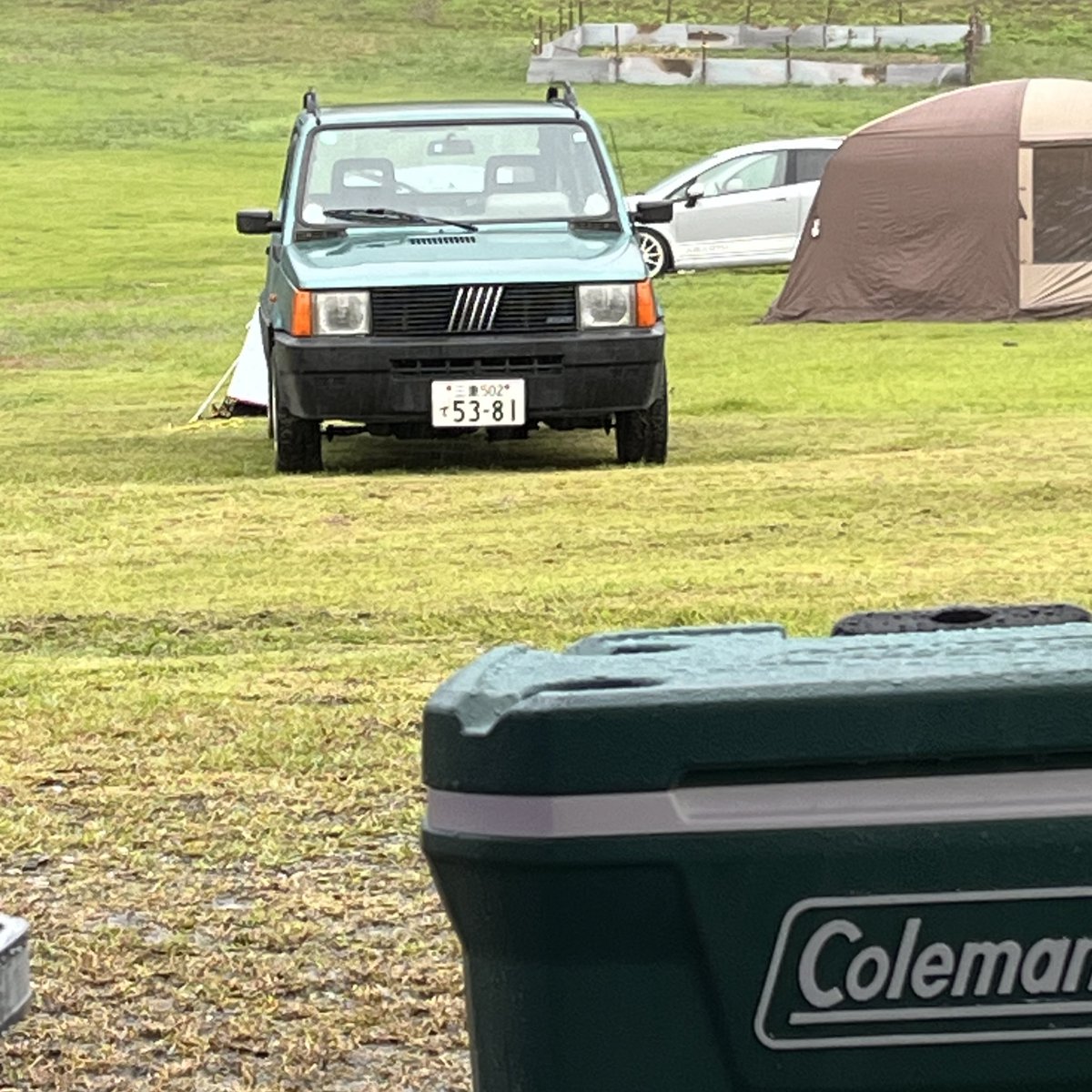 pandarino_ec's tweet image. 秋のパンダリーノ2025、ご参加ありがとうございました！雨の2日間でしたが35台のパンダたちが集まり楽しく過ごしました。たくさんのお土産や差入れ、カンパもいただき感謝ですm(_ _)m
#パンダリーノ #pandarino #フィアットパンダ #fiatpanda #フィアット #fiat #ウッディパル余呉