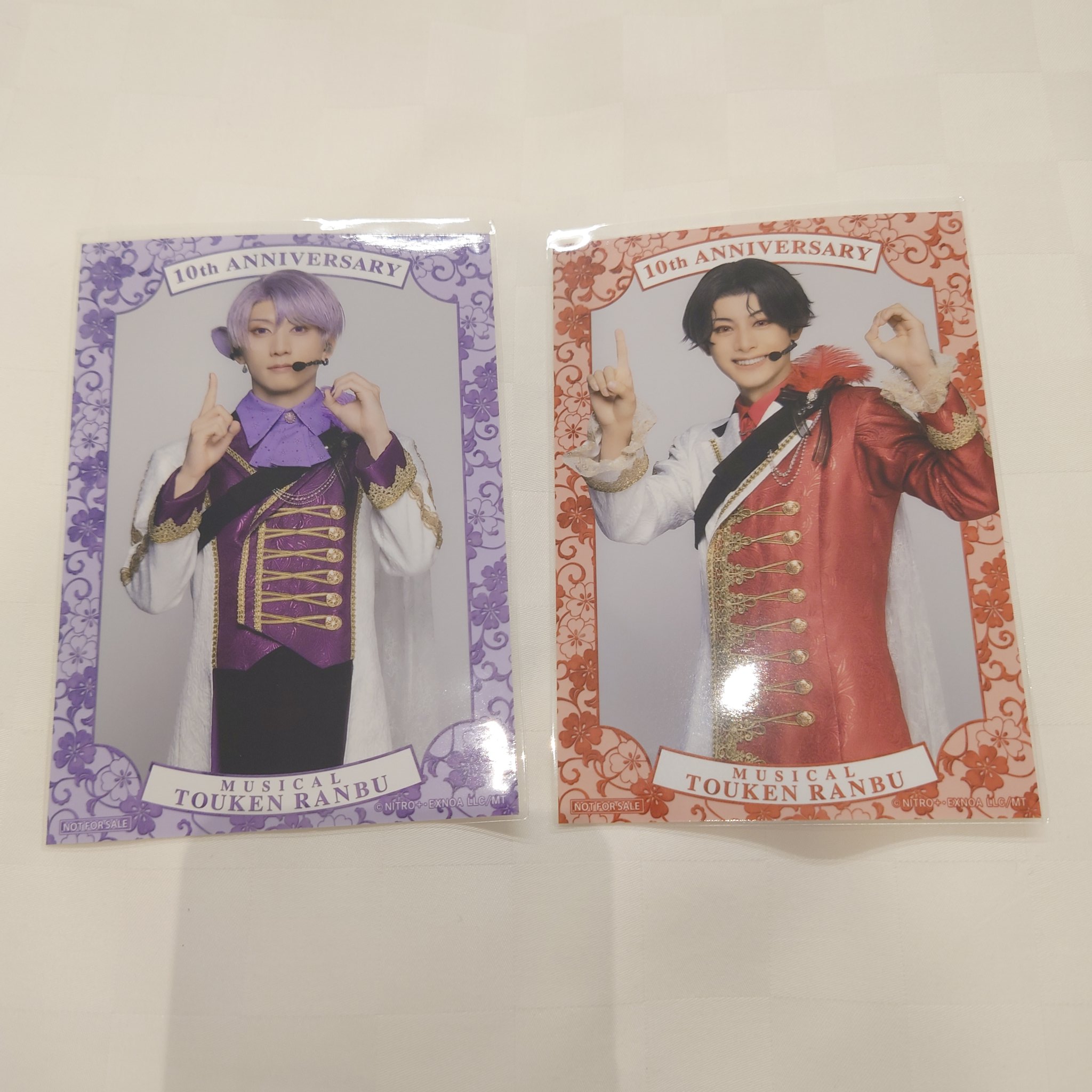 刀ミュ 鶴丸国永 アクリルコースター カード 衣装展シブツタ