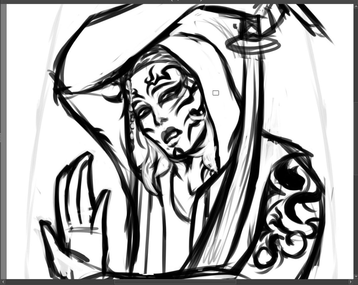 Minghao as Last Boss (Alice in Borderland) sketch 😋😋