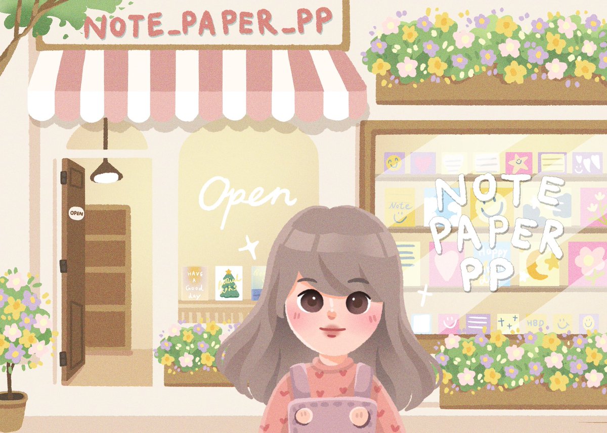 note_paper_pp's tweet image. โลโก้ใหม่ทางร้าน💗