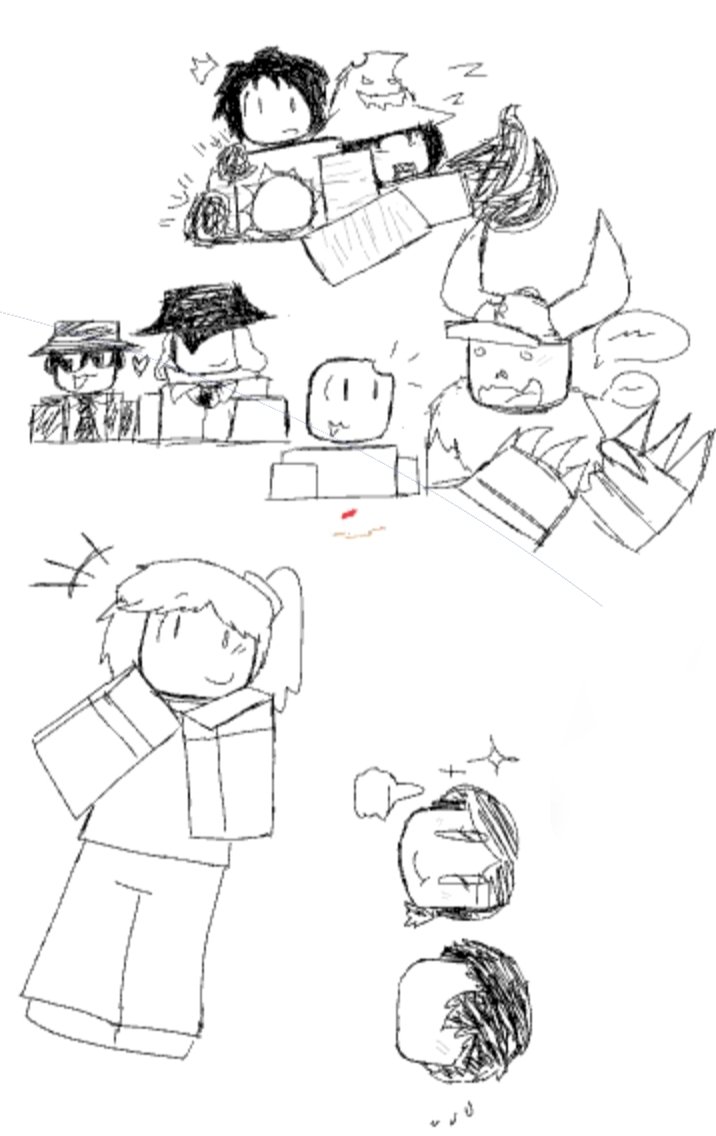 MienieI65998's tweet image. The Doodle ദ്ദി˶˃ ᵕ ˂ )✧ #doublefedora #TimeAzure #noob666
