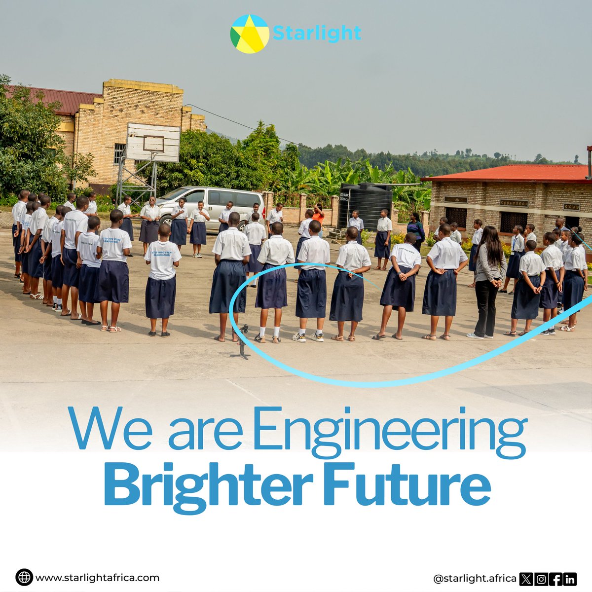 Our STEM club members meet every week at their schools to work on projects, build camaraderie, and form strong friendships within their clubs. They are engineering the future.

 #GirlsInSTEM #StarlightAfrica