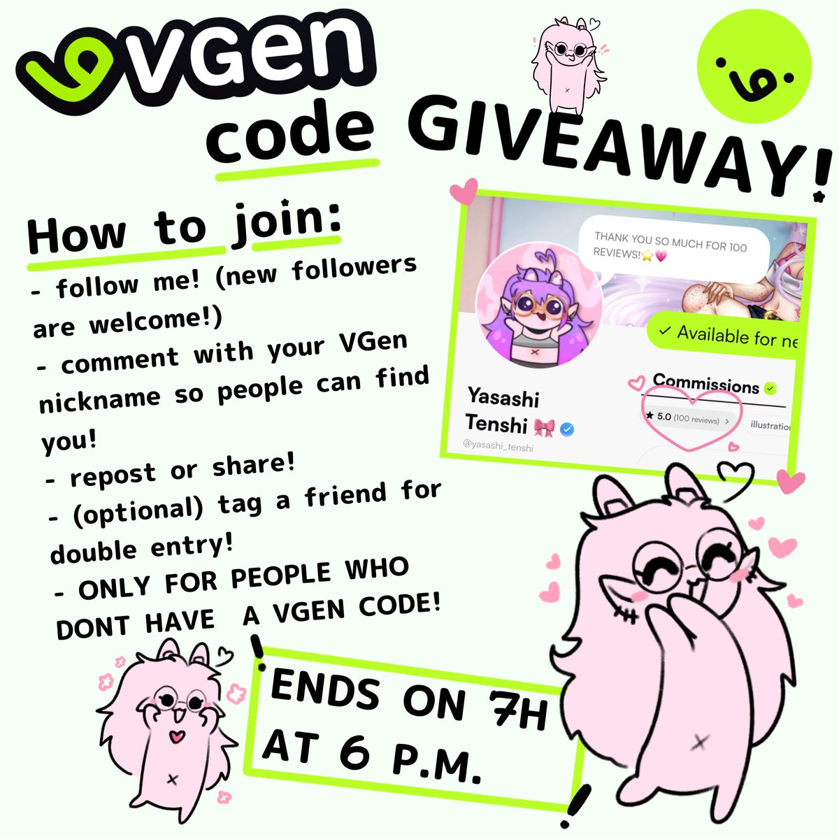 Yasashi Tenshi ♡ VGen comms open! tweet media