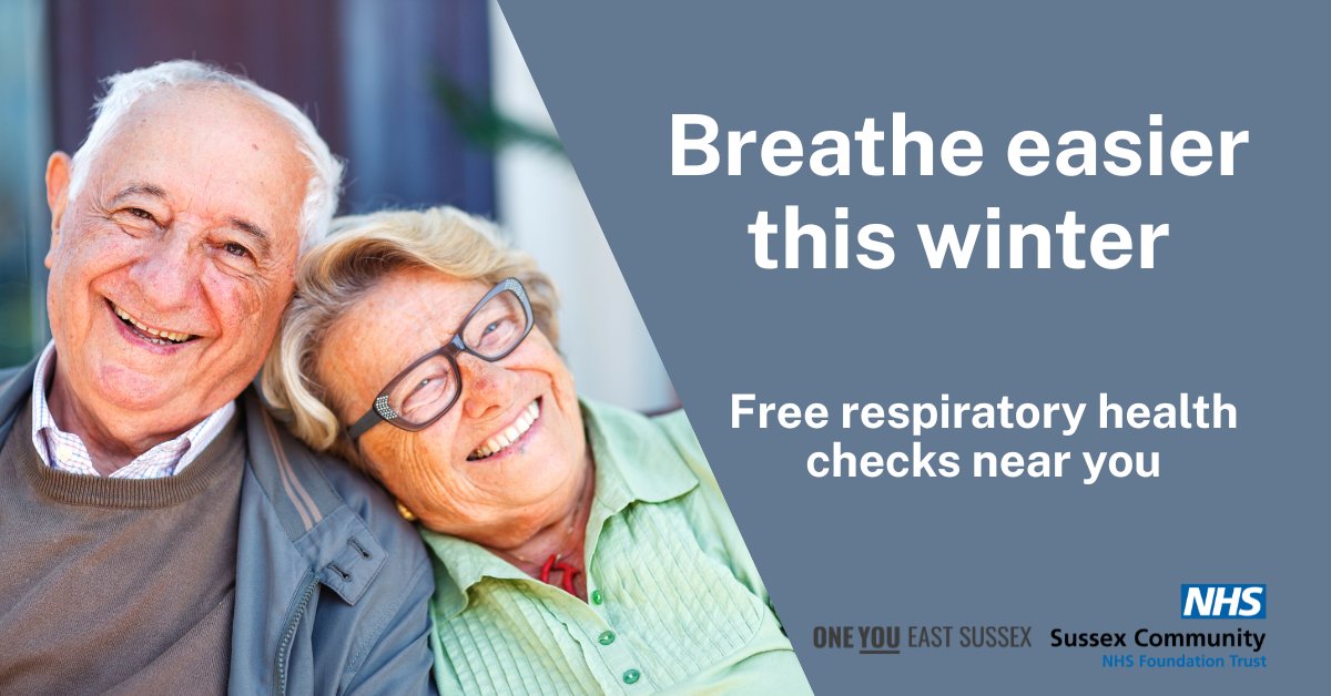 💨 Free respiratory check in #Rye for adults. Preparing your lungs for winter is essential. Join the team at Tilling Green Community Centre, TN31 7BE on Mon, 6 Oct, 10am-1:30pm. No appt needed. 

#Rye #WinterWellness
