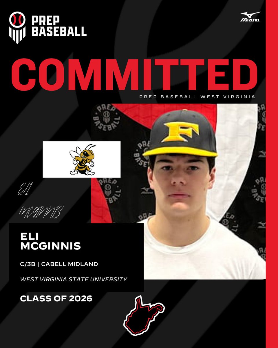 🚨Commitment Watch🚨

2026 C/3B Eli McGinnis (Cabell Midland) has committed to West Virginia State University

✅ 2021 Junior Future Games

👤 loom.ly/J2dYWMQ

#congrats #committed