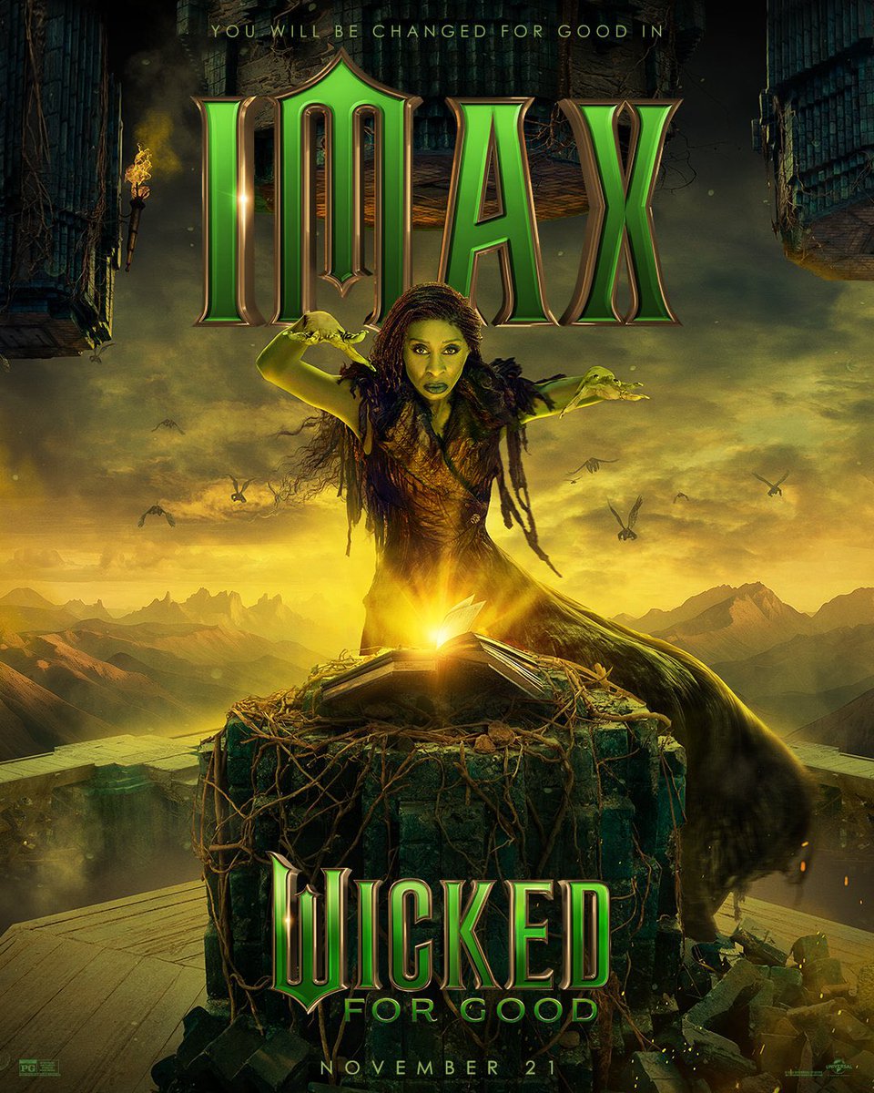 FOUR NEW WICKED:FOR GOOD POSTERS