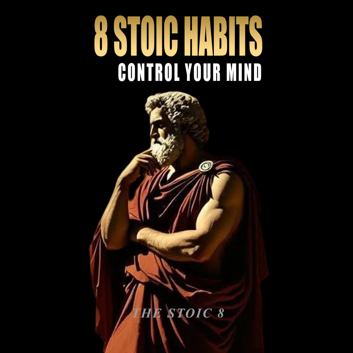 The_Stoic_8's tweet image. Did you know the ancient Stoics already solved most of today’s problems?
What if just 8 simple habits could change how you deal with stress, success, and life itself?

#stoicism #selfdevelopment #MindsetMatters #dailystoic #TheStoic8