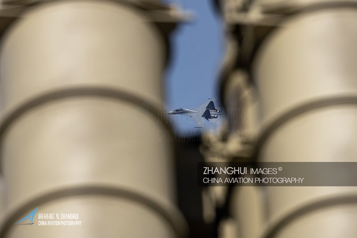 J-16 is breaching the air defense missile system.